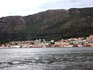 Anfahrt nach Bergen